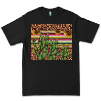Black cactus serape Premium Tee - AdoDesignShop