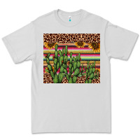 Dove Grey cactus serape Premium Tee - AdoDesignShop