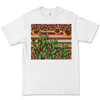 White cactus serape Premium Tee - AdoDesignShop