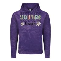 Cloud Purple you are enough Vintage Hoodie - MaliasSmallBusiness