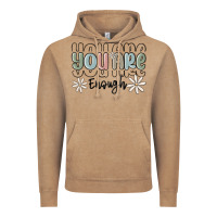 Vintage Coffee you are enough Vintage Hoodie - MaliasSmallBusiness