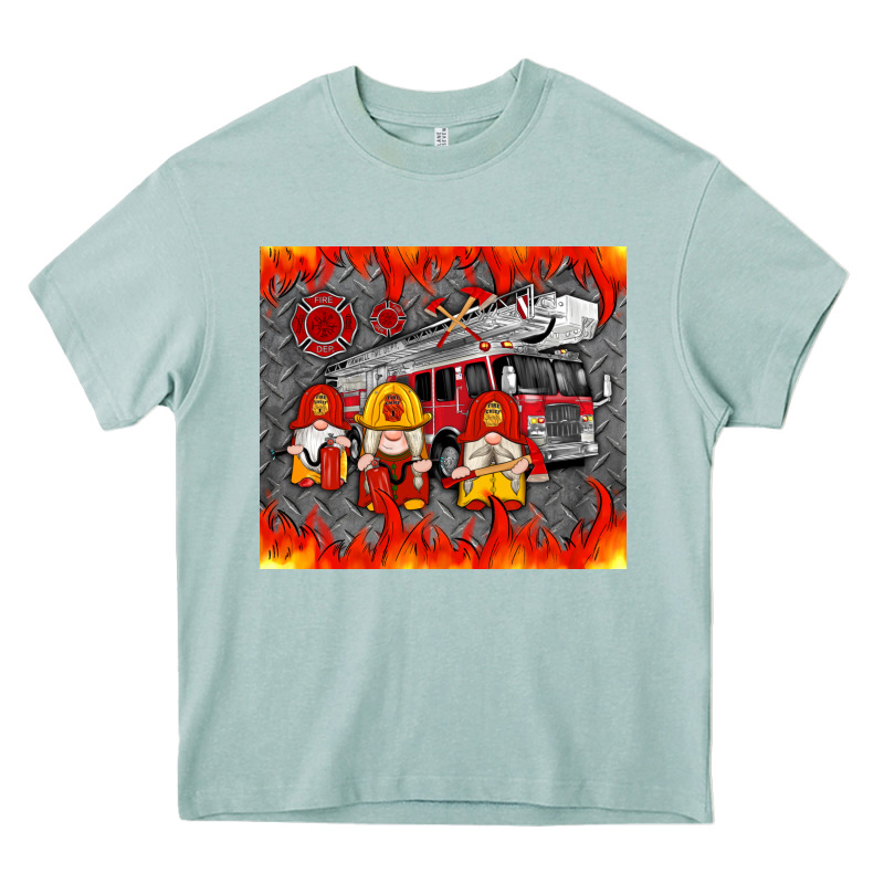 Fire Truck Gnomes Heavy Core Tee by Artiststas | Teevron