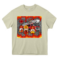 Mossy fire truck gnomes Heavy Core Tee - Artiststas