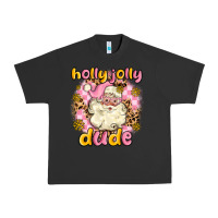 Pigment Black holly jolly dude Urban Heavy Tee - MaliasSmallBusiness