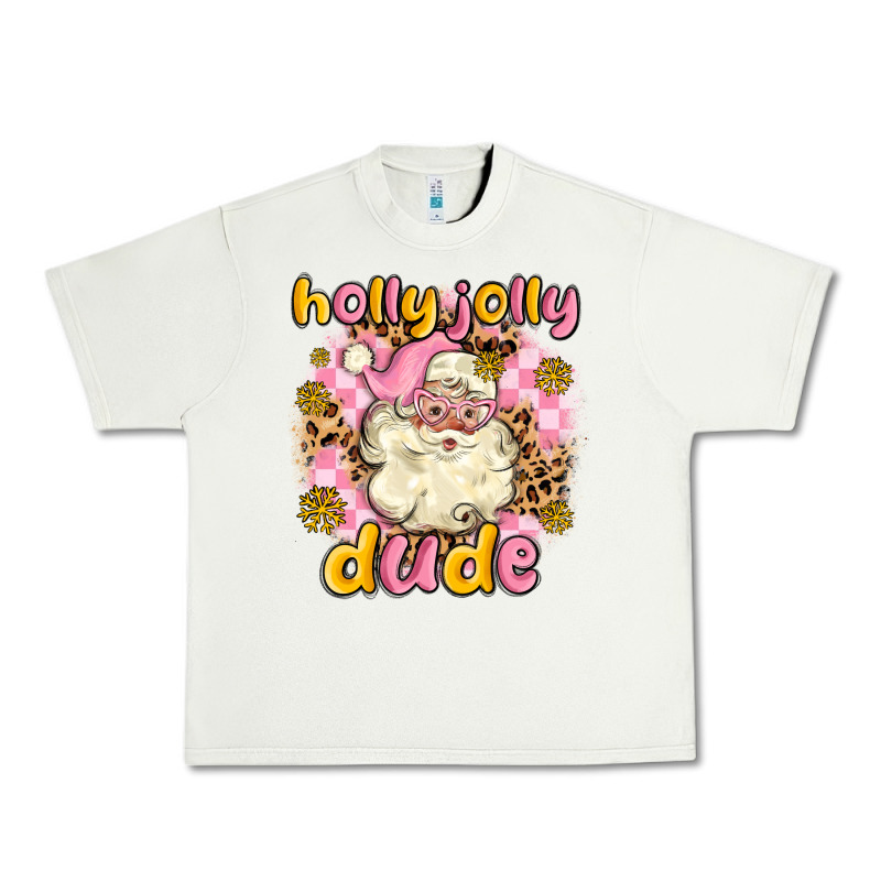 Holly Jolly Dude Urban Heavy Tee by MaliasSmallBusiness | Teevron