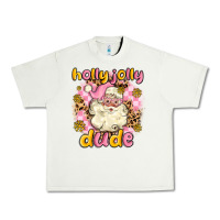 Pistachio holly jolly dude Urban Heavy Tee - MaliasSmallBusiness