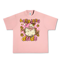 Salmon holly jolly dude Urban Heavy Tee - MaliasSmallBusiness