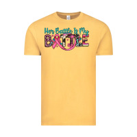 Vintage Mustard her battle is my battle Vintage Tee - JahusDesignShop