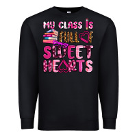 Black my class is full of sweet hearts olivia Premium Sweatshirt - OliviaCreatesArt