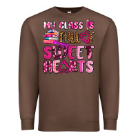 Chestnut my class is full of sweet hearts olivia Premium Sweatshirt - OliviaCreatesArt