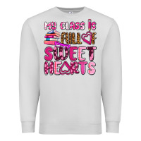Dove Grey my class is full of sweet hearts olivia Premium Sweatshirt - OliviaCreatesArt