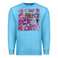 Ocean Blue my class is full of sweet hearts olivia Premium Sweatshirt - OliviaCreatesArt
