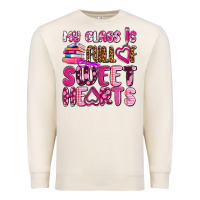 Sandshell my class is full of sweet hearts olivia Premium Sweatshirt - OliviaCreatesArt