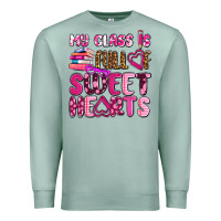 Seafoam my class is full of sweet hearts olivia Premium Sweatshirt - OliviaCreatesArt