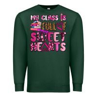 Sports Green my class is full of sweet hearts olivia Premium Sweatshirt - OliviaCreatesArt