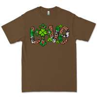 Cacao Western St. Patrick's Day Love Cross Premium Tee - Artiststas