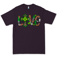 Plum Western St. Patrick's Day Love Cross Premium Tee - Artiststas