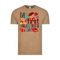 My First Valentines Day Vintage Tee | Teevron