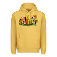 Antique Gold Mom gnome sunflower Premium Hoodie - CowGirlArtShop