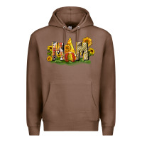 Chestnut Mom gnome sunflower Premium Hoodie - CowGirlArtShop