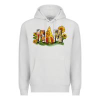 Dove Grey Mom gnome sunflower Premium Hoodie - CowGirlArtShop