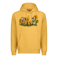 Mustard Mom gnome sunflower Premium Hoodie - CowGirlArtShop