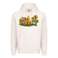 Pale Pink Mom gnome sunflower Premium Hoodie - CowGirlArtShop