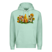 Seafoam Mom gnome sunflower Premium Hoodie - CowGirlArtShop