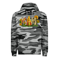 Slate Camo Mom gnome sunflower Premium Hoodie - CowGirlArtShop