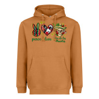 Meerkat Peace love dia de los muertos Mexico Heavyweight Hoodie - HowdyJamesFarm