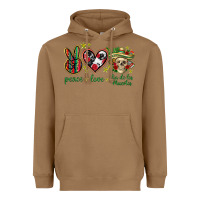 Toasted Coconut Peace love dia de los muertos Mexico Heavyweight Hoodie - HowdyJamesFarm