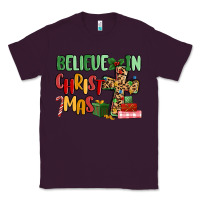 Plum believe in christmas Classic Tee - MaliasSmallBusiness