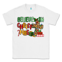 White believe in christmas Classic Tee - MaliasSmallBusiness