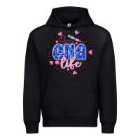 Black CNA Life Urban Hoodie - CowhideDigitalArt