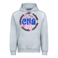 Heather Grey CNA Life Urban Hoodie - CowhideDigitalArt