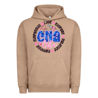 Pigment Burro CNA Life Urban Hoodie - CowhideDigitalArt