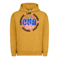 Pigment Peanut Butter CNA Life Urban Hoodie - CowhideDigitalArt