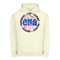 Pigment Pistachio CNA Life Urban Hoodie - CowhideDigitalArt