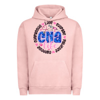 Pigment Salmon CNA Life Urban Hoodie - CowhideDigitalArt