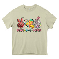 Mossy peace love easter Heavy Core Tee - AdoDesignShop