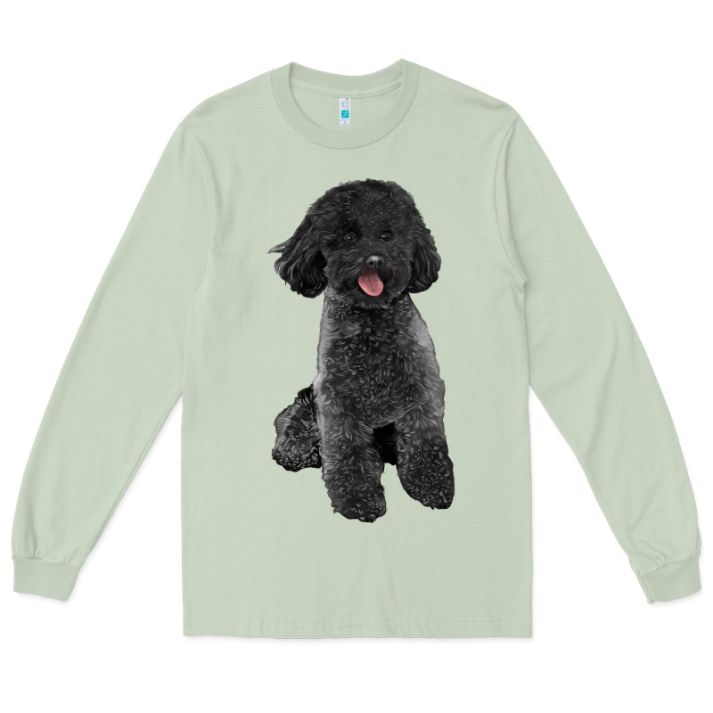 Black Poodles Dog Long Sleeve Tee by LillyAllenDesigns | Teevron