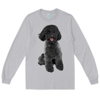 Moon Dust black poodles dog Long Sleeve Tee - LillyAllenDesigns