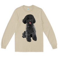 Mushroom black poodles dog Long Sleeve Tee - LillyAllenDesigns
