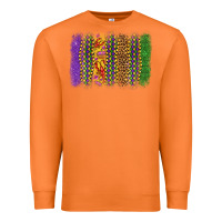 Carrot mardi gras brushstroke Premium Sweatshirt - OliviaCreatesArt