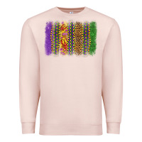 Pale Pink mardi gras brushstroke Premium Sweatshirt - OliviaCreatesArt