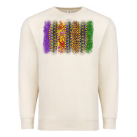 Sandshell mardi gras brushstroke Premium Sweatshirt - OliviaCreatesArt