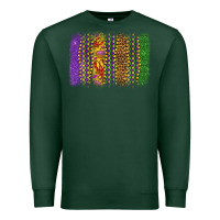 Sports Green mardi gras brushstroke Premium Sweatshirt - OliviaCreatesArt