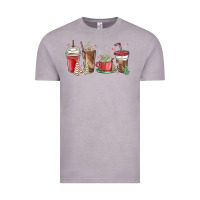 Vintage Zinc christmas tree cake and coffee cups Vintage Tee - MaliasSmallBusiness