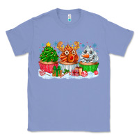 Colony Blue festive christmas cupcakes Classic Tee - CowhideDigitalArt