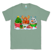 Sage festive christmas cupcakes Classic Tee - CowhideDigitalArt